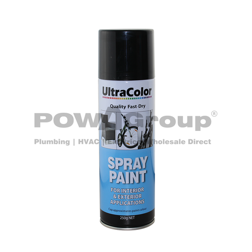 [06SPRAYBM] Spray Paint Aerosol Matte Black