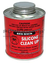 [06AGPTS029] *PO* REDBACK Silicone Clean Up Solvent 500ml