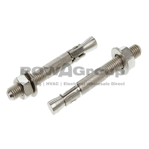 [02THBOLT0880S] Through Bolt 316 S/S 8mm x 80mm