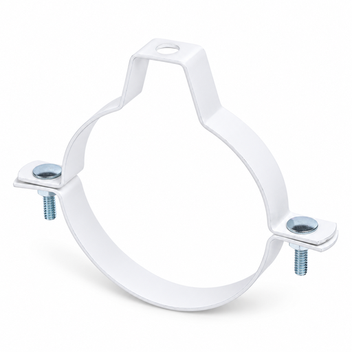 [10ADJPC80] Pipe Clip All Thread Adjustable PVC 80mm (82.3mm OD)