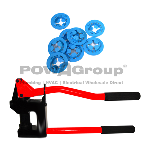 [08BASTP004] Powafix Blue Grommets / Stud Punch Deal 2500 x Grommets + 1 FREE Stud Punch