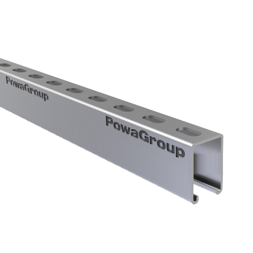 [09SLH606] [SPECIAL ORDER] Strut Slotted Long Profile Galvabond 40mm x 61mm x 2.75mm x 6m