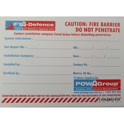 [11FRS1410] Fya-Defence Register Sticker