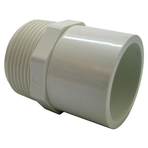 [16PPVC32MA] Pressure PVC 32mm x 1 1/4 Male Adapter