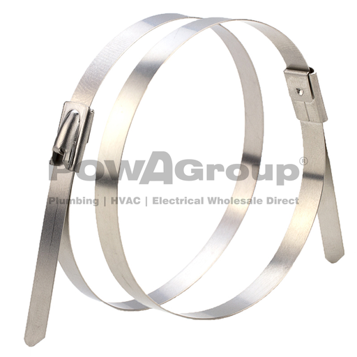 [08CT25012SS] Cable Tie 316 S/Steel 250mm x 12mm