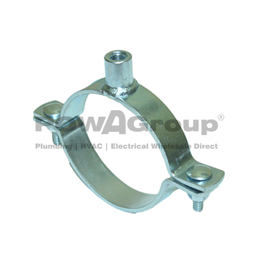 [10WNCGAL165M12] Welded Nut Clamp Z/P For Gal Pipe 150mm (165.0mm OD) M12