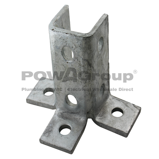 [093WB40] Strut Support Bracket 3 Wing  - 9 Hole LONG