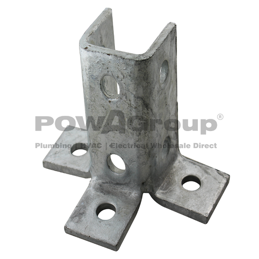 [093WB40] Strut Support Bracket 3 Wings U Shape Long - 40mm x 40mm