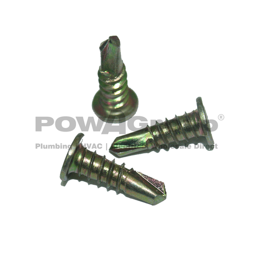 [03BFTOP001BKT] Screw Self Drilling Z/P Flat Top 10g x 16mm 4000pcs Bucket Deal