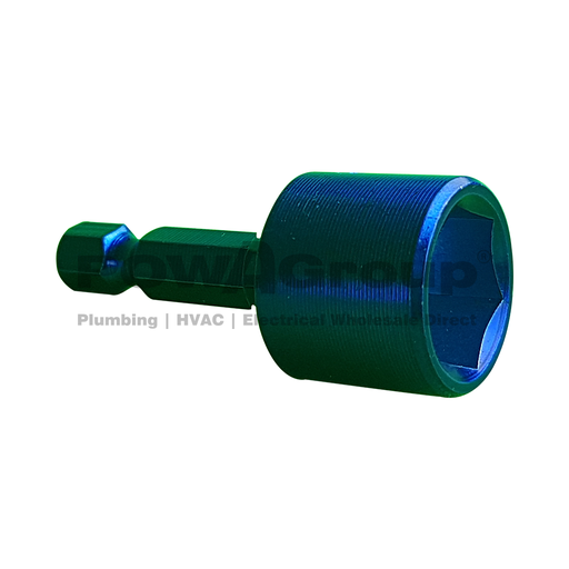 [01VCSD6] (SPECIAL ORDER) Vertigo M6 (1/4") Blue Socket Driver For Concrete Only
