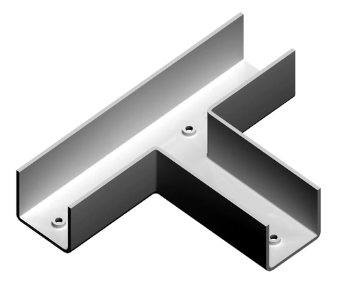 [09TCHANNEL] T Shape Channel / Strut Joiner L/Duty Z/P (External)