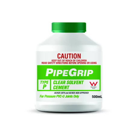 [06CPGLUE500B] [SPECIAL ORDER] PVC Cement Clear Glue - Pressure PVC Pipe - Pipe With Brush Applicator 500ml