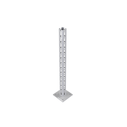 [28PF50P1000] PowAFrame 50 - Base Plate Post 1mtr