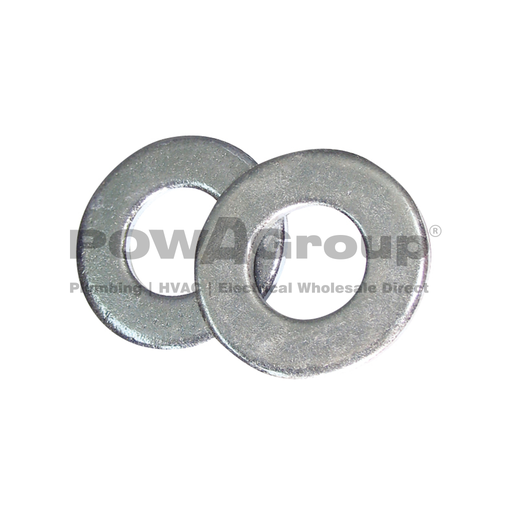 [07WAS0613] M6 Washer Flat Engineering 4.6 Z/P  1/4 x 1/2 OD (M6 x 13 mm OD) 