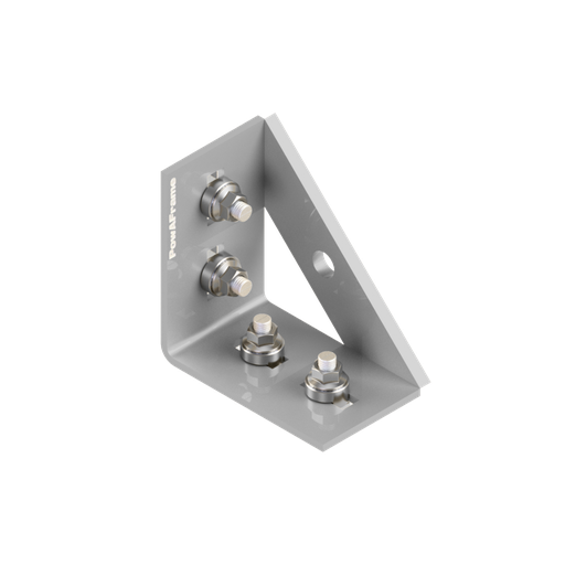 [28PF100BB] PowAFrame 100 Braced Angle Bracket