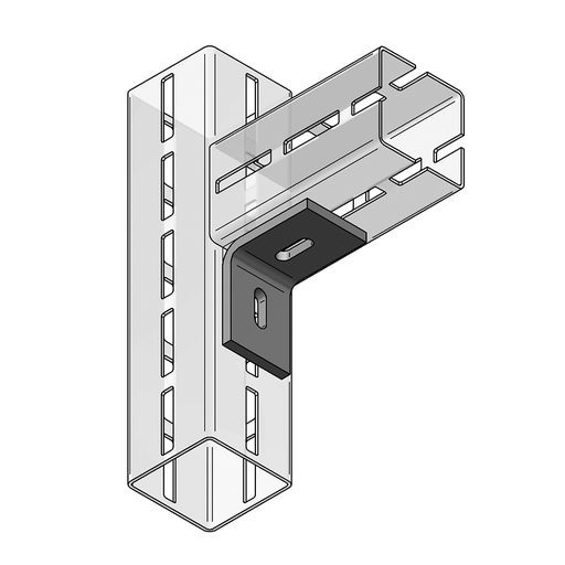 [28PF50AB2] PowAFrame 50 Angle Bracket (2 Hole)