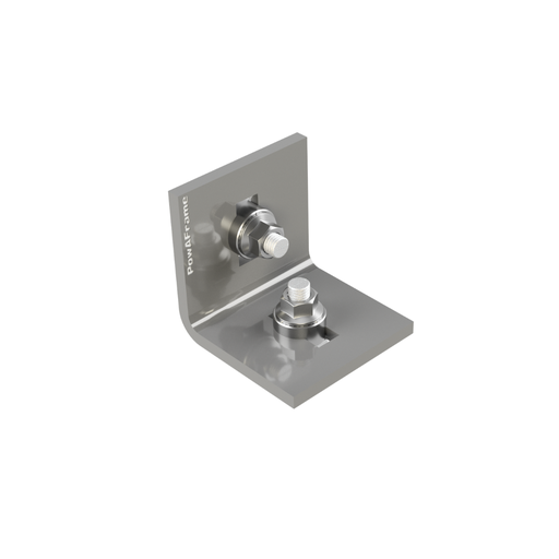 [28PF100AB2] PowAFrame 100 Angle Bracket (2 Hole) 