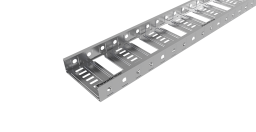 [08PT3T1503K] Cable Tray PT3 TRAY 150mm x 3 Metres Long POWAKOTE