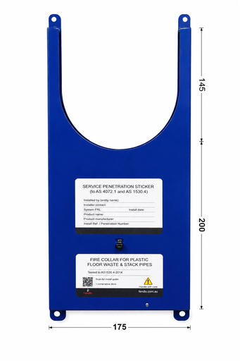 [11FENDIXSLFWR] Fendix Slim Line Floor Waste Retrofit Collar 50-100mm PVC