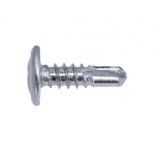 [03SDBSQZS1016] Screw Self Drilling Button Head Sq Drive ZINC Silver 10g x 16mm 
