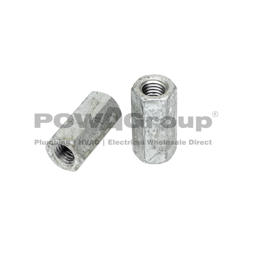 [07HCG10] Coupler Hex Nut Hot Dipped Galvanised M10