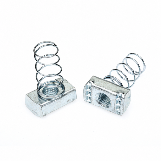 [09SPRNLM8] Spring Nut Long M8 Z/P - Suit 41mm x 41mm Strut
