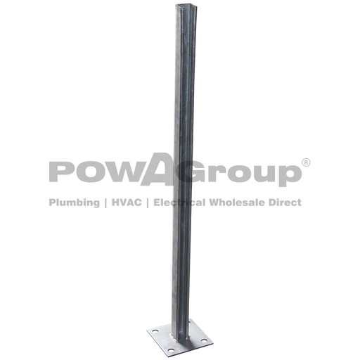 [09CBU1000SQB] Cantilever HDG Unbraced Bracket 1000mm - With Square 110mm Base Plate
