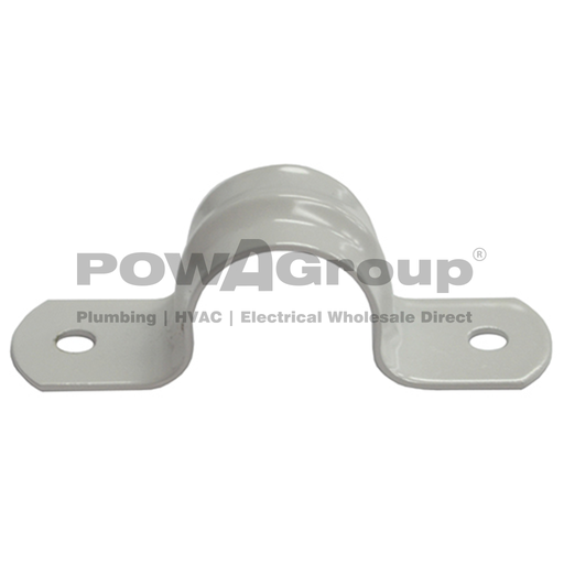 [10SADPPVC20] Saddles Pressure PVC 20 NB (26.6mm OD) Powder Coated White