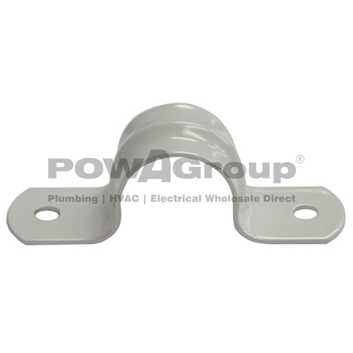 [10SADPPVC25] Saddles Pressure PVC 25 NB (33.5mm OD) Powder Coated White