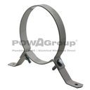 [10SADPVCSO1002] Saddle PVC Stand Off Wall Bracket 2 Piece 100mm (110mm OD)