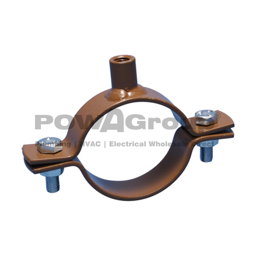 [10WNCCU15] Welded Nut Clamp COPPER 15mm  (12.7mm OD) Brown Powder Coated