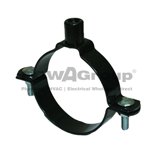 [10WNCHDPE300M12] Welded Nut Clamp HDPE 300mm (315.0mm OD) Black Powder Coated M12