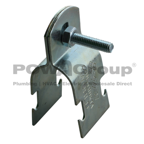 [10STRUTGAL017] *PO* Strut Clip Two Piece Zinc Plated Finish 17mmOD (15cu in Gal For Lipped Rubber)