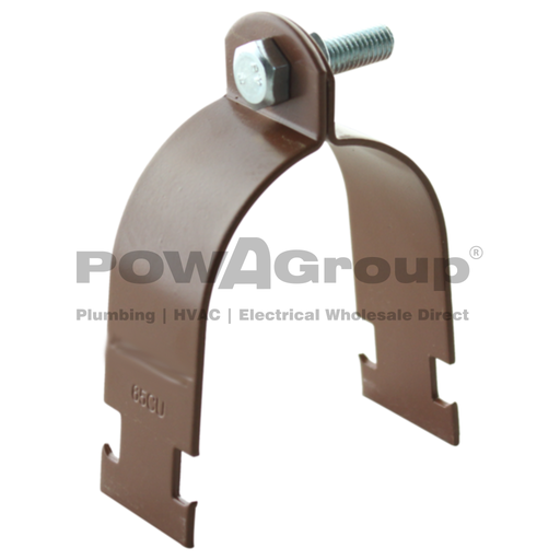 [10STRUTCU015] Strut Clip Two Piece Cu/Colour Powder Coated 12.7mmOD (15 CU)