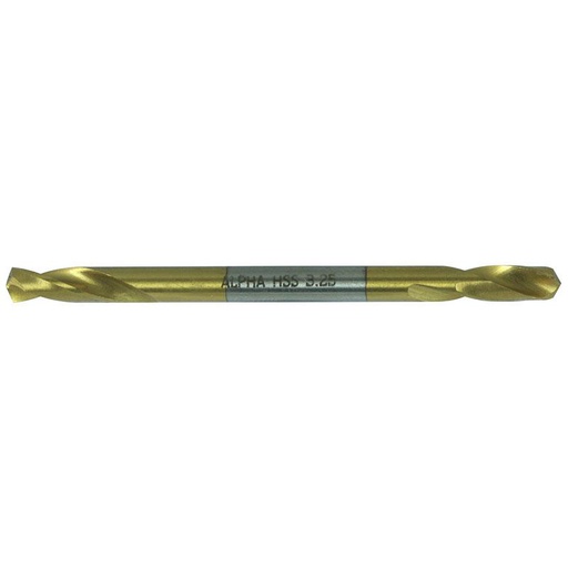 [12DBHSSD30] Drill Bit Double Ended Tinite Coated No.30 (3.26mm) - Gold Series