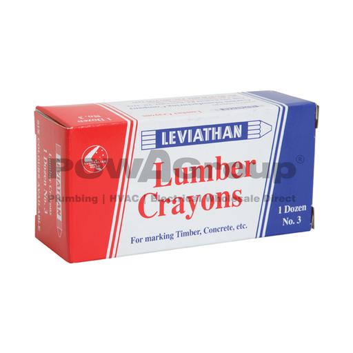 [14LCRAYONR] Red Lumber Crayons (Box 12)