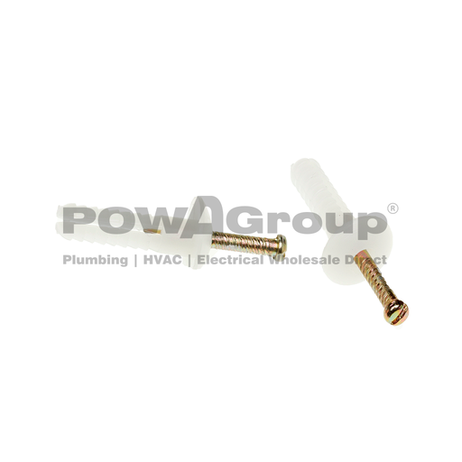 [01ABMNA014] *PO* Nylon Anchor Mushroom Head 6.5mm x 100mm