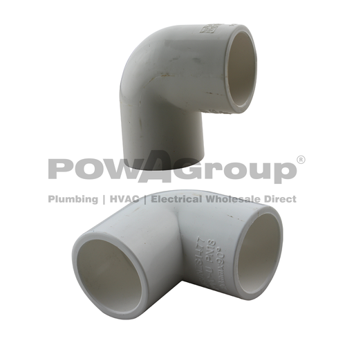 [16PPVC2090ELB] Pressure PVC 20mm Elbow 90 Degree 