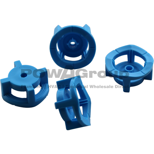 [20C5MFITBDONUT] Powafix Blue Donuts - 20mm Cable Tie Mounting Disc 