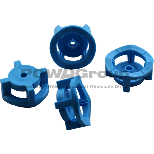 [20C5MFITBDONUT] Powafix Blue Donuts - 20mm Cable Tie Mounting Disc