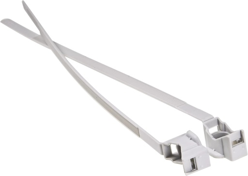 [20ALTIP023] *PO* Pipe Fixing Clip (Cable Tie Built In) GREY 16mm -32mm for Gas Shoot Up to Suit RAMSET Guns