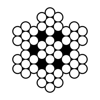 [21RQLCW161000] Powafix Catenary Wire High Grade (7x7) 1.60mm x 1000 Metres GAL