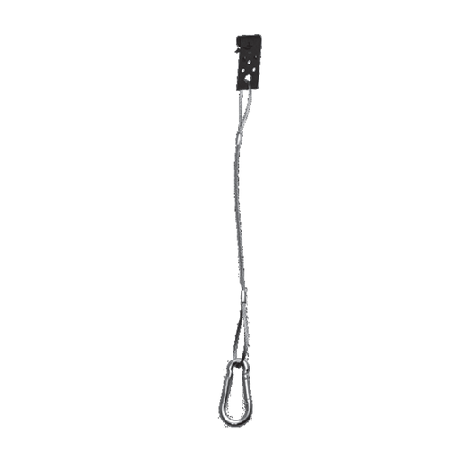 [21Q2HBAY250] Powafix Redilock Lightloc High Bay Hanger Purlin Clip & Carabiner Hook - 2mm x 250mm long