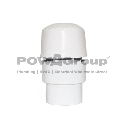 [29AAV32507] POWAPIPE Air Admittance Valve To Suit 32 40 &amp; 50 mm 9ltrs / Sec