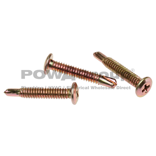 [03AXWHD003] Screw Self Drilling Wafer Head Z/P 10g x 22mm