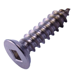 [03SSTUS08034SS] Screw Self Tapping Square Drive S/S Undercut 8g x 3/4&quot;(19mm)
